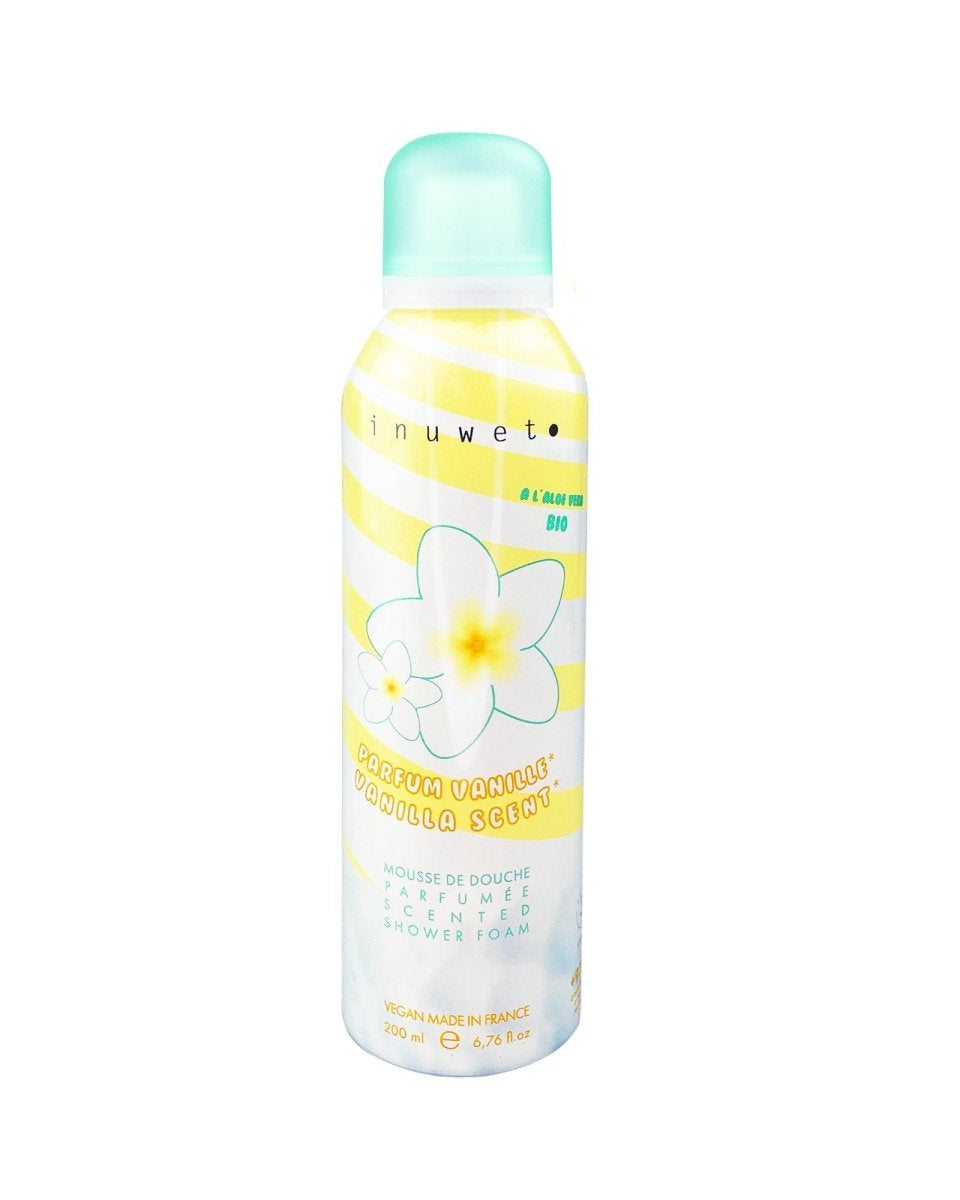 Mousse de douche - Vanille 200ml -Soins et hygiène- Boutique LeoLudo-inuwet