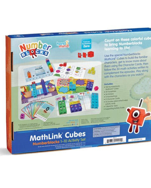 Numberblocks MathLink Cubes 1 - 10 – Ensemble d’activités mathématiques (anglais) - Jeux éducatifs - Boutique LeoLudo - hand2mind