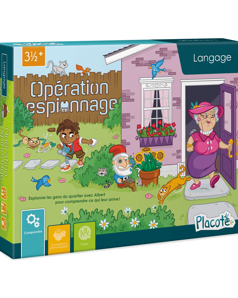 Opération espionnage - Jeux éducatifs - Boutique LeoLudo - Placote