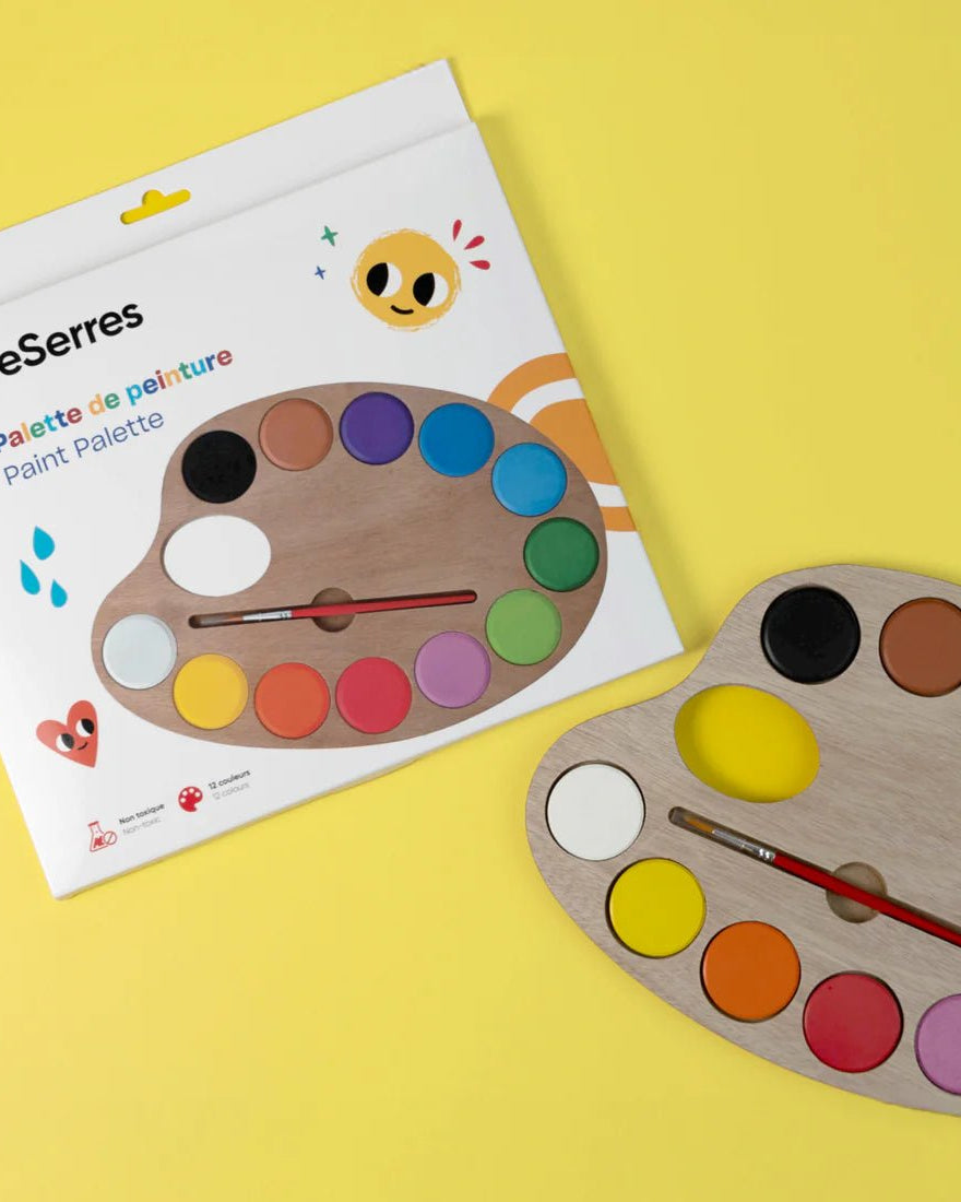 Palette de peinture pour enfants – 12 couleurs - Art & bricolage - Boutique LeoLudo - DeSerres