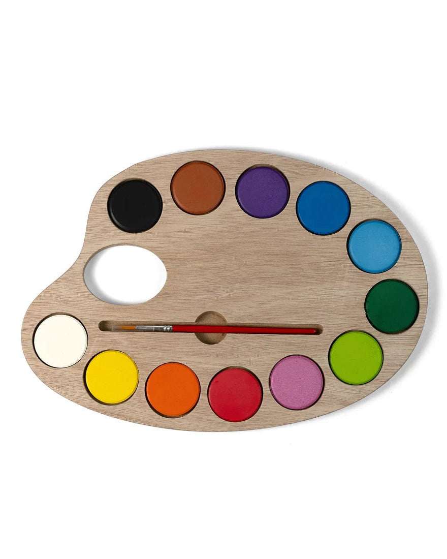 Palette de peinture pour enfants – 12 couleurs - Art & bricolage - Boutique LeoLudo - DeSerres