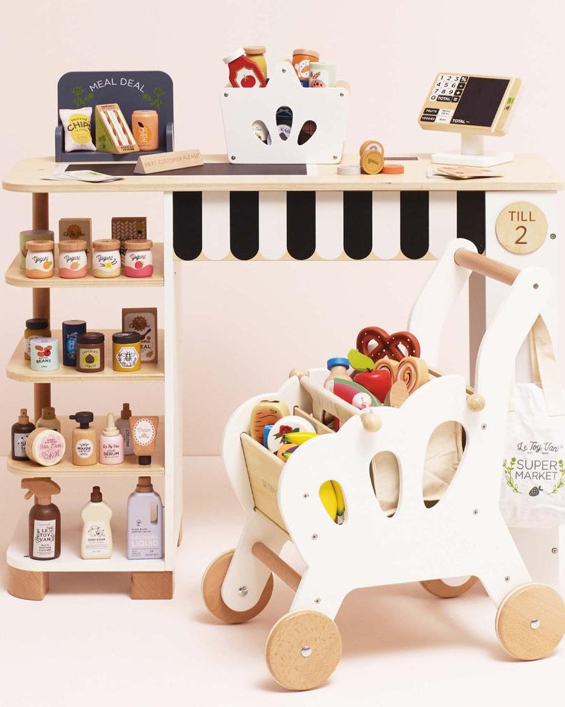 Panier d'épicerie complet et scanner Honeybake - Jouets d'imitation - Boutique LeoLudo - Le Toy Van