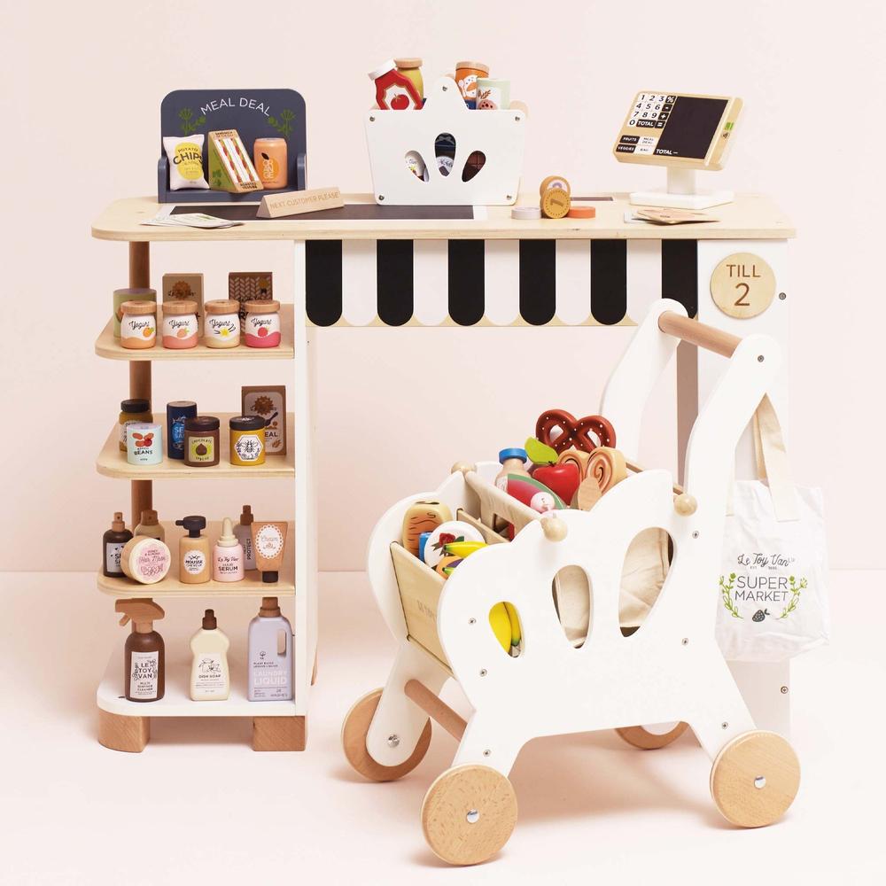 Panier d'épicerie complet et scanner Honeybake - Jouets d'imitation - Boutique LeoLudo - Le Toy Van