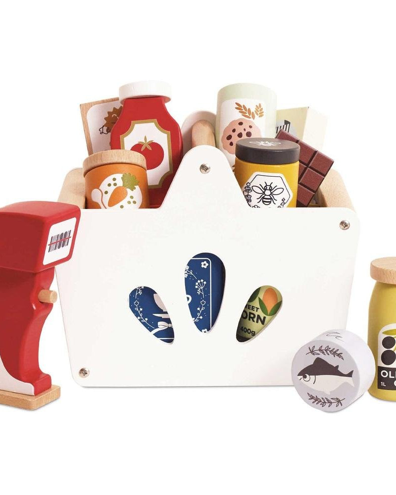 Panier d'épicerie complet et scanner Honeybake - Jouets d'imitation - Boutique LeoLudo - Le Toy Van