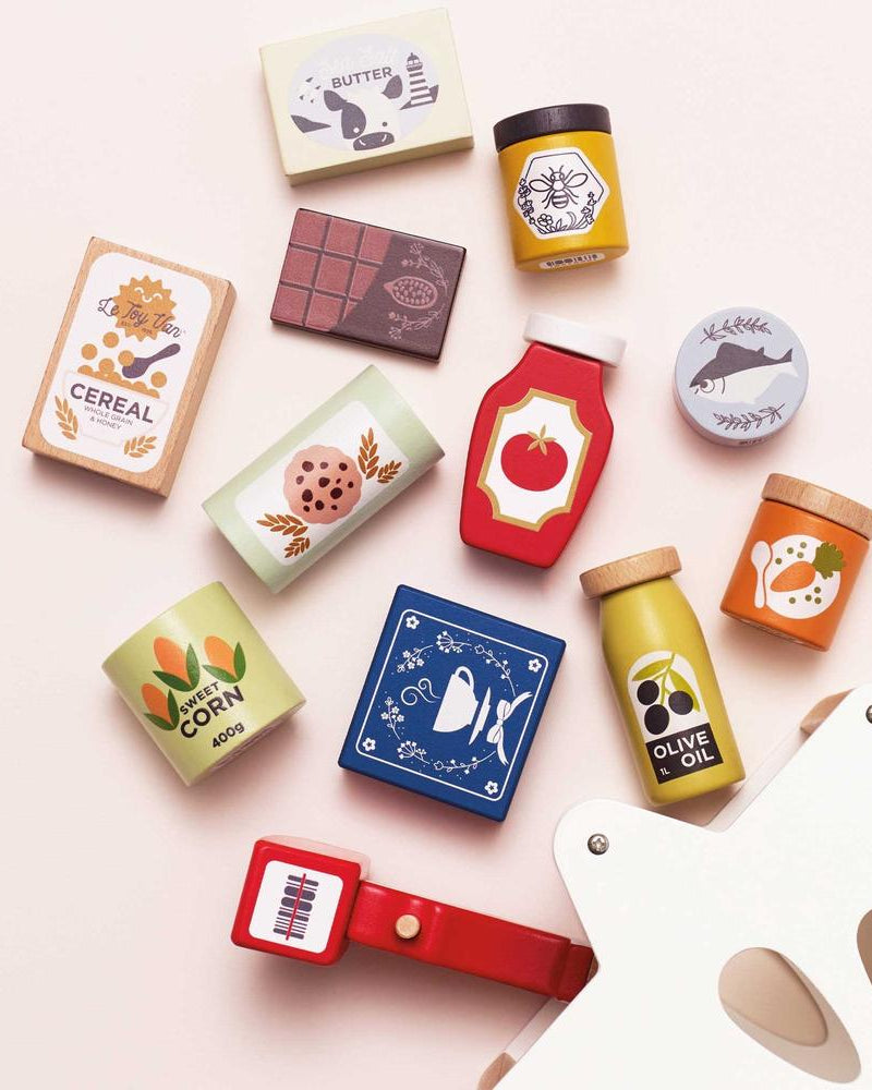 Panier d'épicerie complet et scanner Honeybake - Jouets d'imitation - Boutique LeoLudo - Le Toy Van