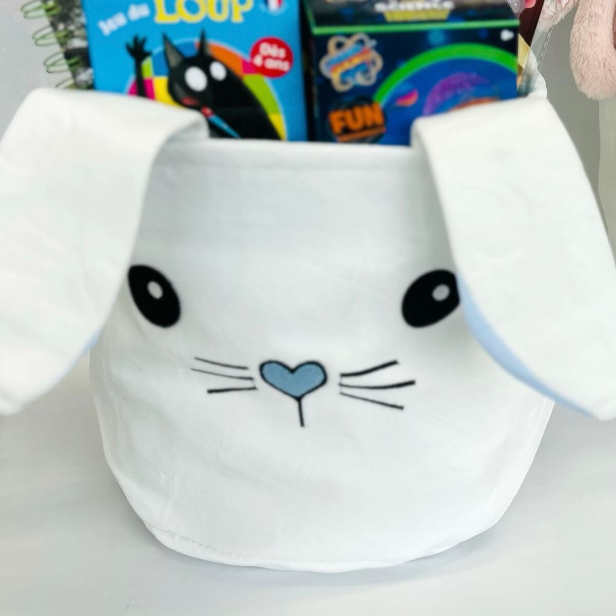 Panier lapin de Pâques (vide) - Rangement - Boutique LeoLudo - LeoLudo