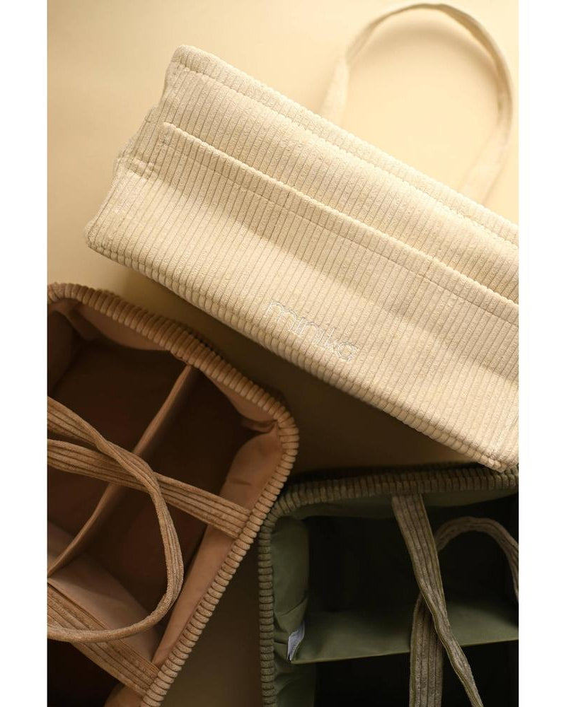 Panier organisateur de couches - Crème - Accessoires à langer - Boutique LeoLudo - Minika