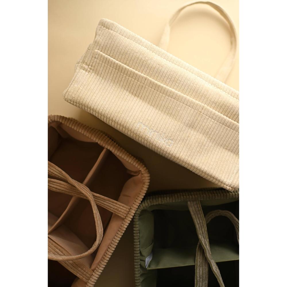 Panier organisateur de couches - Crème - Accessoires à langer - Boutique LeoLudo - Minika