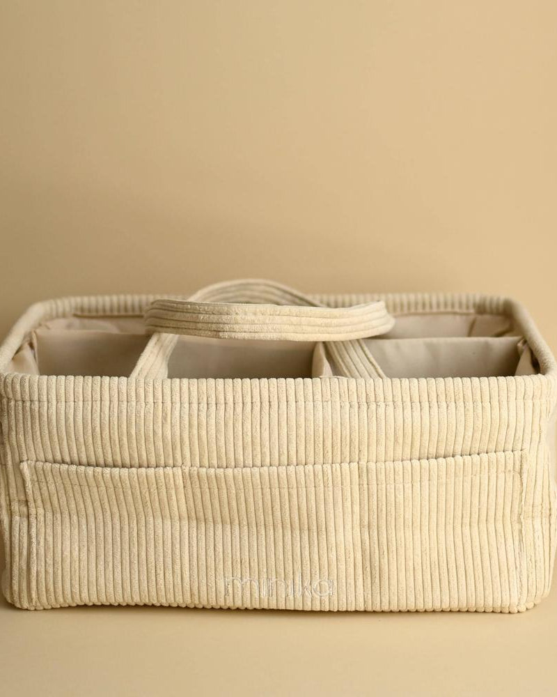 Panier organisateur de couches - Crème - Accessoires à langer - Boutique LeoLudo - Minika