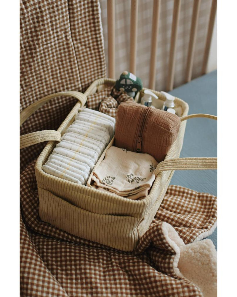 Panier organisateur de couches - Crème - Accessoires à langer - Boutique LeoLudo - Minika