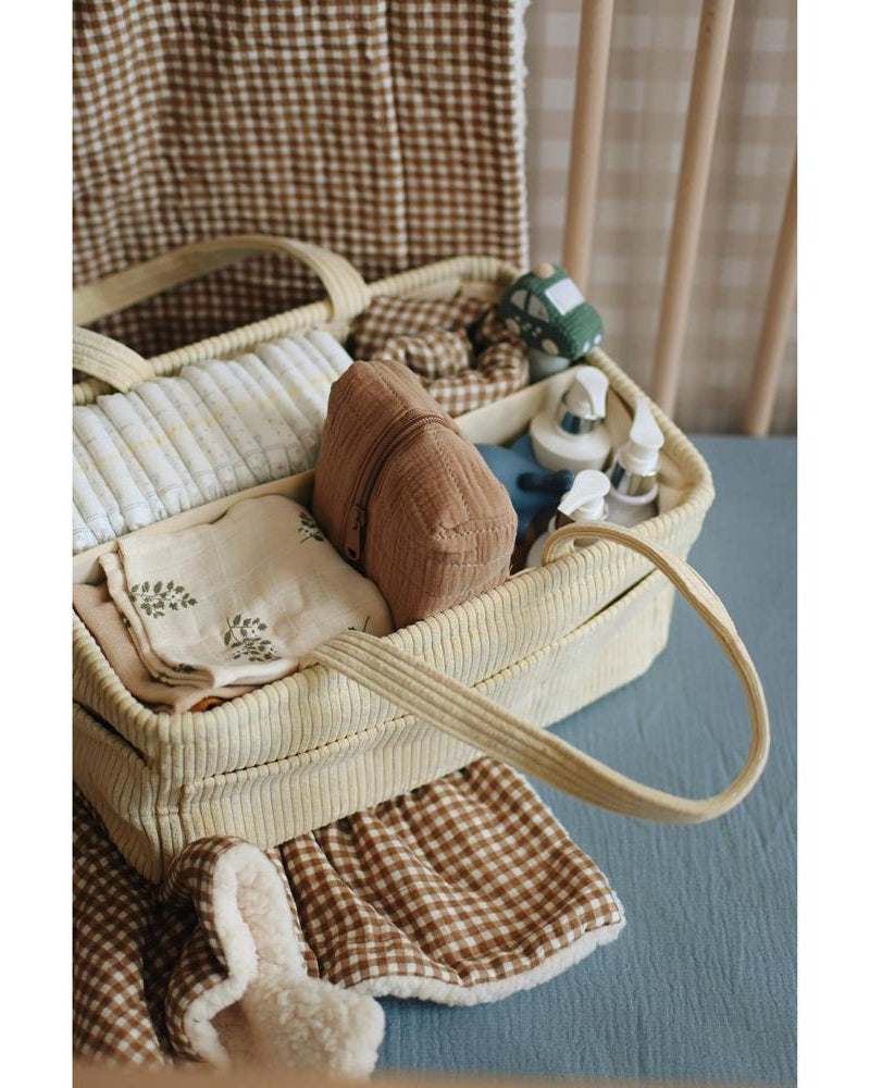 Panier organisateur de couches - Crème - Accessoires à langer - Boutique LeoLudo - Minika