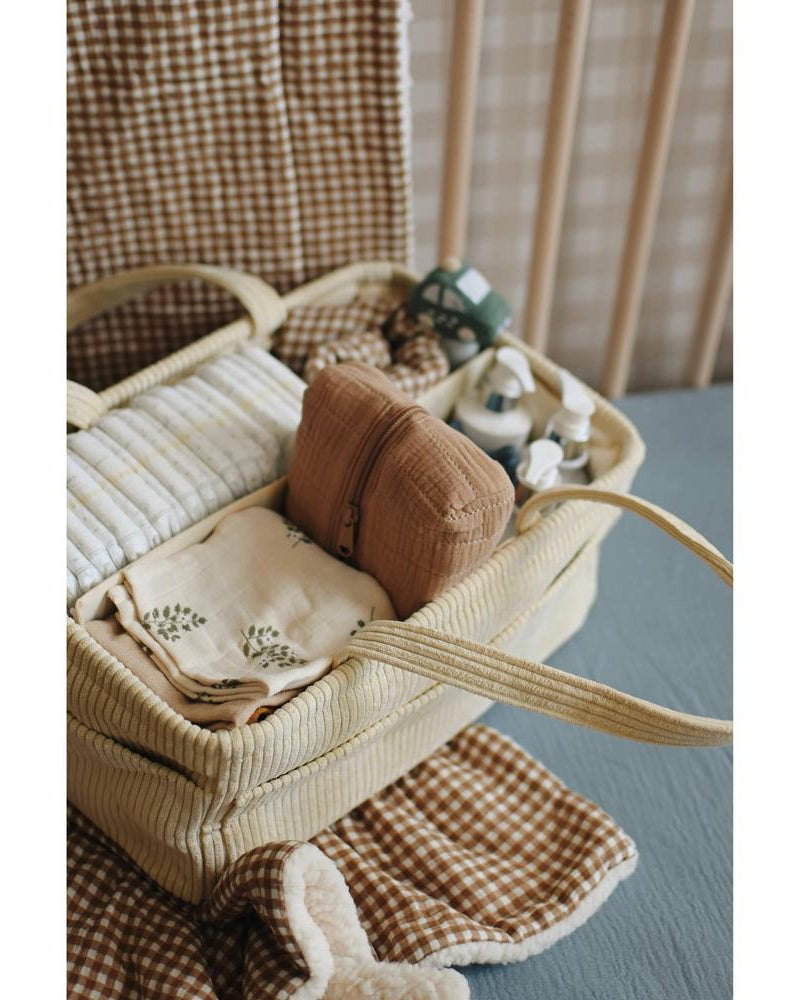 Panier organisateur de couches - Crème - Accessoires à langer - Boutique LeoLudo - Minika