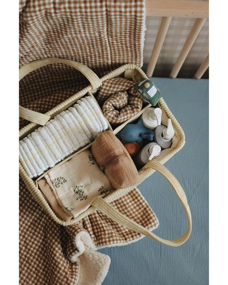 Panier organisateur de couches - Crème - Accessoires à langer - Boutique LeoLudo - Minika