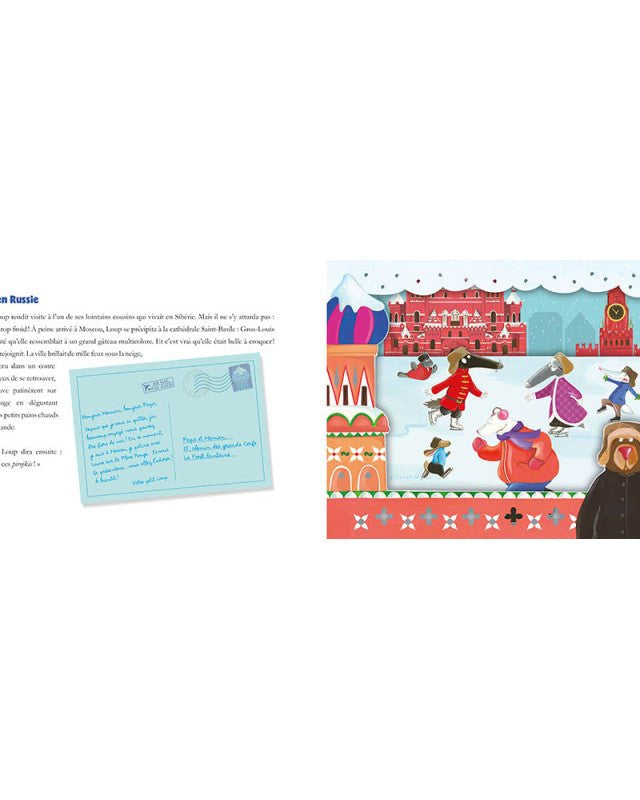 Papiers découpés: Les voyages secrets de Loup - Livres - Boutique LeoLudo - Auzou