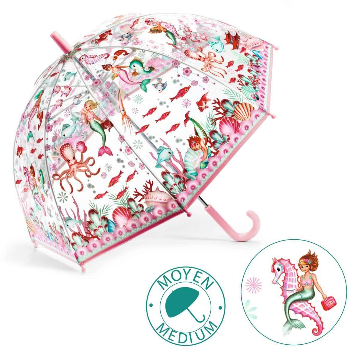 Parapluie pour enfant - Sirènes - Accessoires vestimentaires - Boutique LeoLudo - Djeco