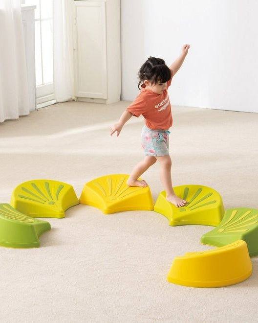 Parcours d’équilibre – Sloped Stones (6 pièces) - Jeu actif - Boutique LeoLudo - Weplay
