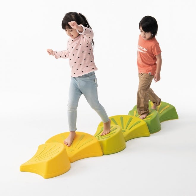 Parcours d’équilibre – Sloped Stones (6 pièces) - Jeu actif - Boutique LeoLudo - Weplay