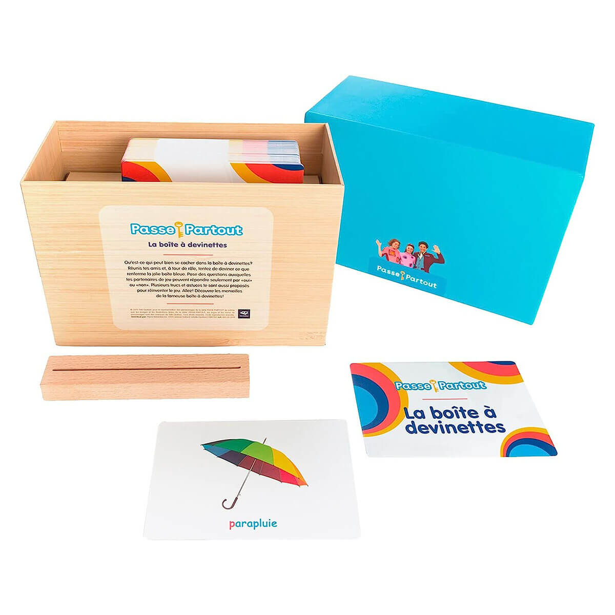 Passe - Partout - La boîte à devinettes - Jeux de société - Boutique LeoLudo - Passe - Partout