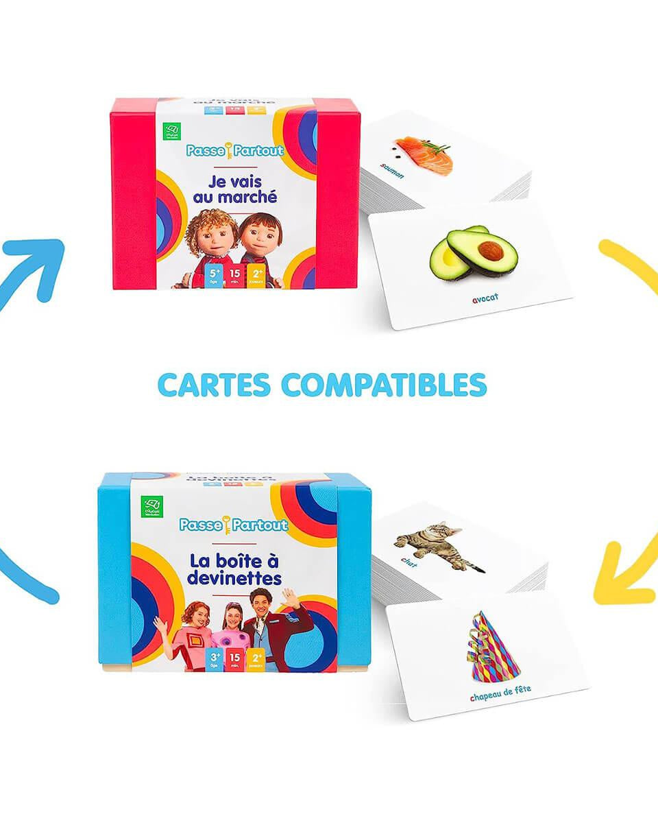 Passe - Partout - La boîte à devinettes - Jeux de société - Boutique LeoLudo - Passe - Partout
