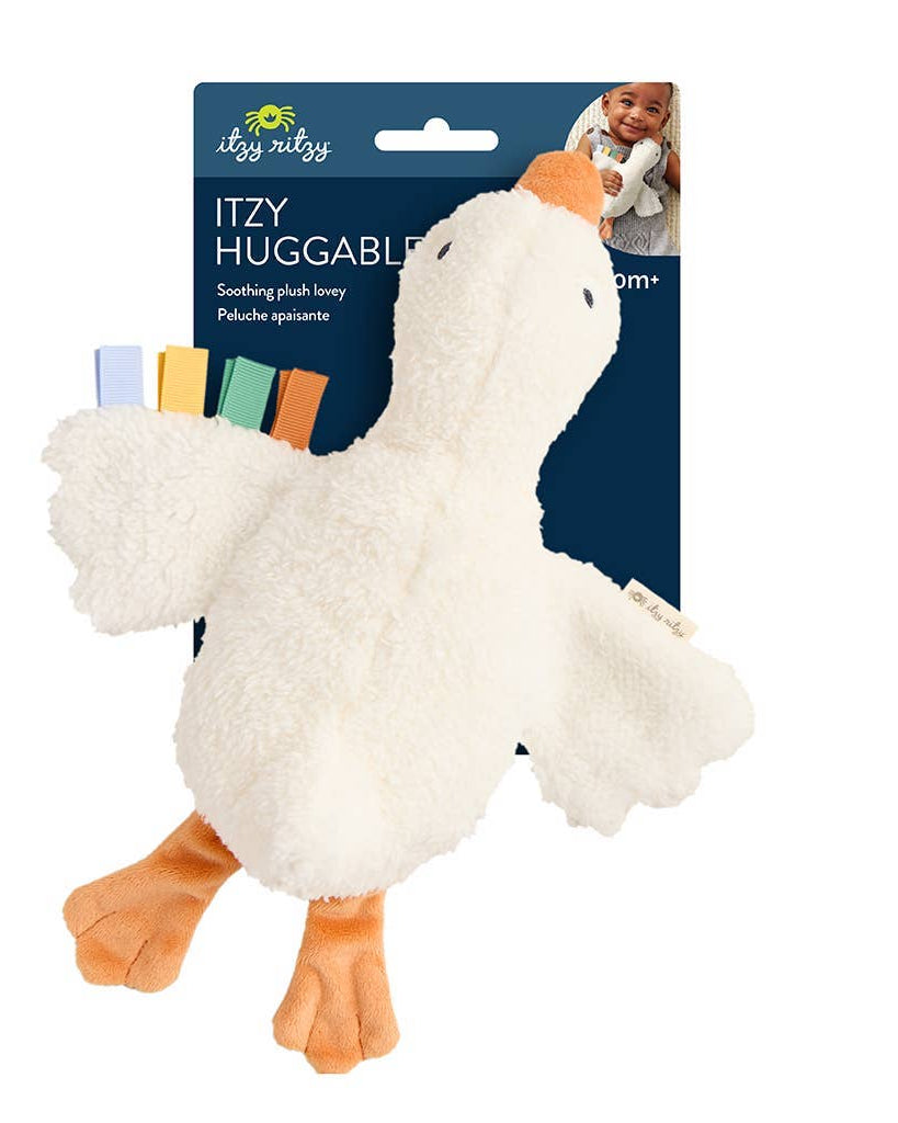 Peluche bébé à câliner – Itzy Huggable™ Gracie l’oie - Peluches - Boutique LeoLudo - Itzy Ritzy Canada
