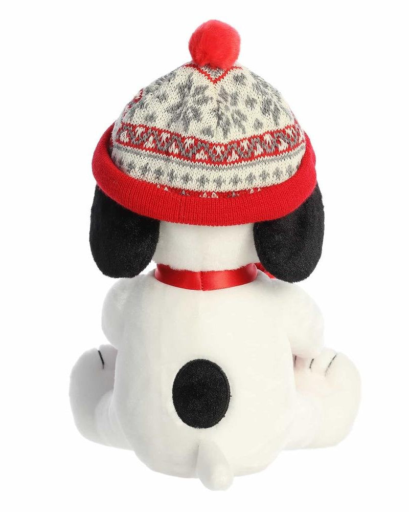 Peluche de Noël Snoopy avec tasse -Peluches- Boutique LeoLudo-Aurora