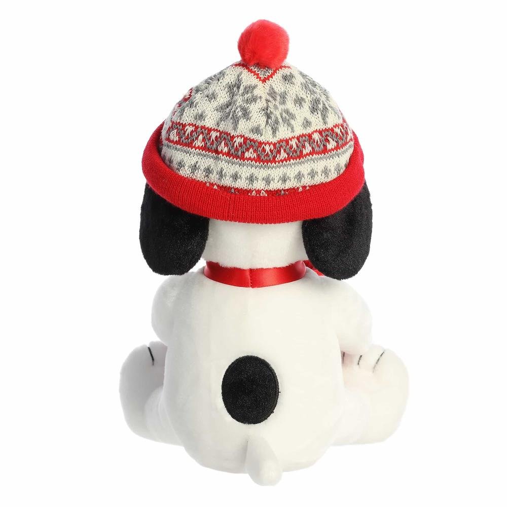 Peluche de Noël Snoopy avec tasse -Peluches- Boutique LeoLudo-Aurora