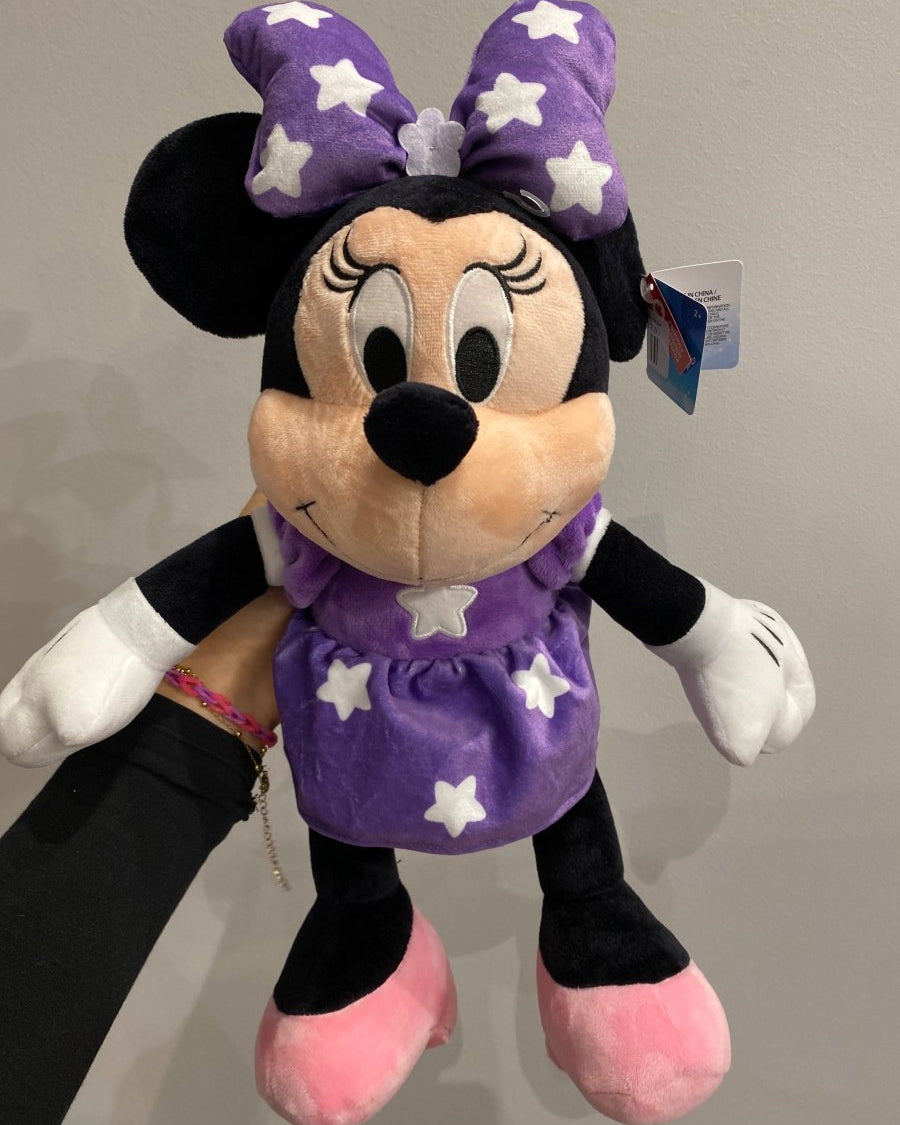Peluche Disney - Mickey et Minnie mauve -Peluches- Boutique LeoLudo-Imports Dragon