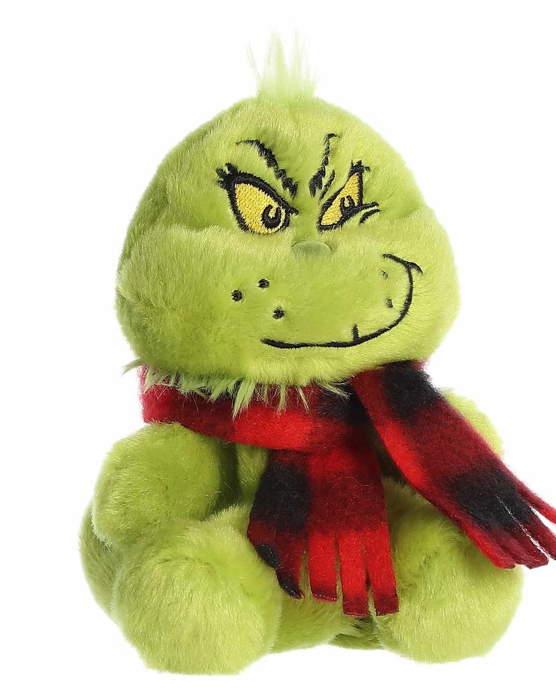 Peluche Dr. Seuss - Grinch avec écharpe (5") -Peluches- Boutique LeoLudo-Palm Pals