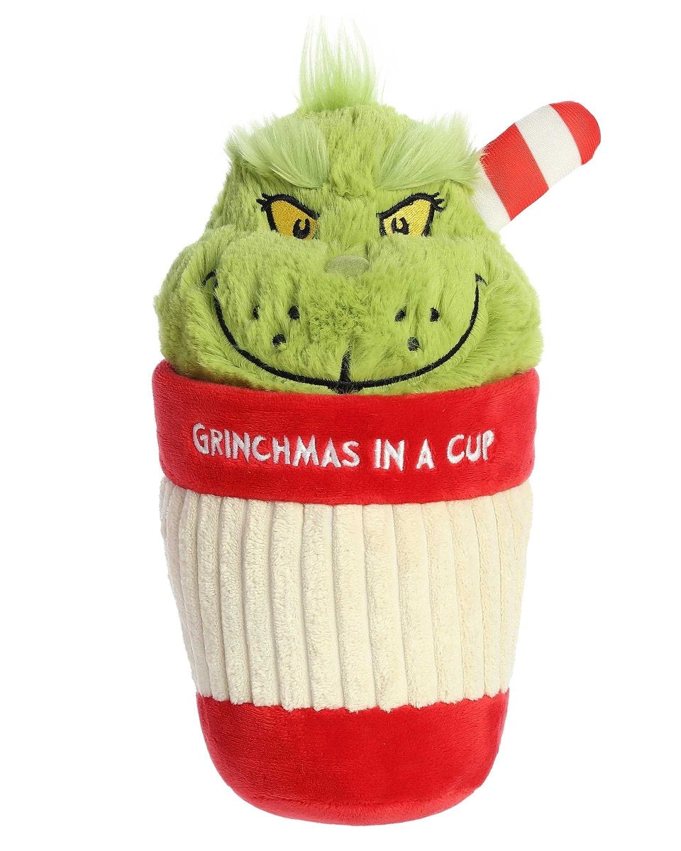 Peluche Dr. Seuss - Grinch Grinchmas Tasse (9 po) -Peluches- Boutique LeoLudo-Aurora