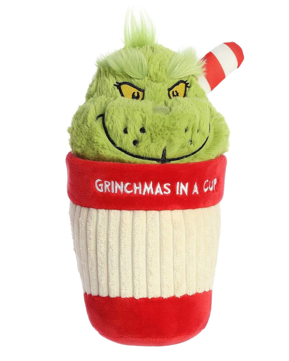 Peluche Dr. Seuss - Grinch Grinchmas Tasse (9 po) -Peluches- Boutique LeoLudo-Aurora