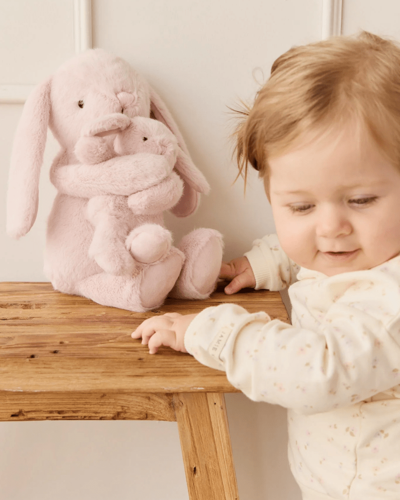 Peluche Frankie le lapin câlin et son bébé - Blossom - Snuggle Bunnies - Peluches - Boutique LeoLudo - Snuggle Bunnies