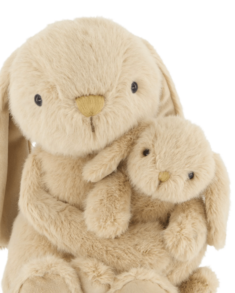 Peluche Frankie le lapin câlin et son bébé - Caramel - Snuggle Bunnies - Peluches - Boutique LeoLudo - Snuggle Bunnies