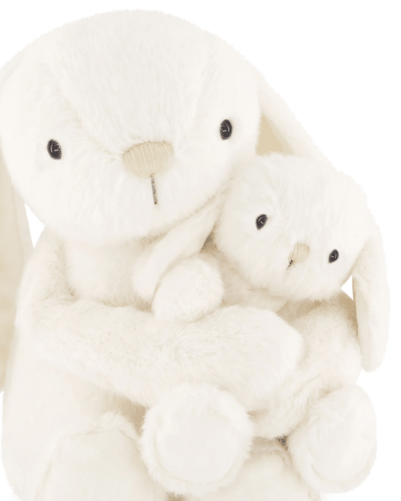 Peluche Frankie le lapin câlin et son bébé - Marshmallow - Snuggle Bunnies - Peluches - Boutique LeoLudo - Snuggle Bunnies