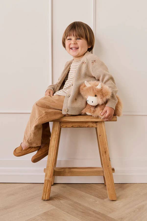 Peluche Hilda la vache highland - Caramel - Snuggle Bunnies - Peluches - Boutique LeoLudo - Snuggle Bunnies