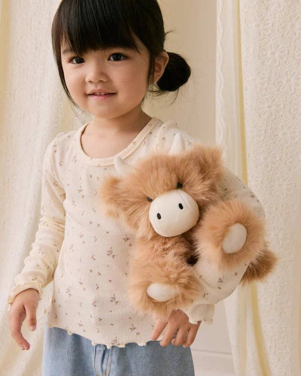 Peluche Hilda la vache highland - Caramel - Snuggle Bunnies - Peluches - Boutique LeoLudo - Snuggle Bunnies