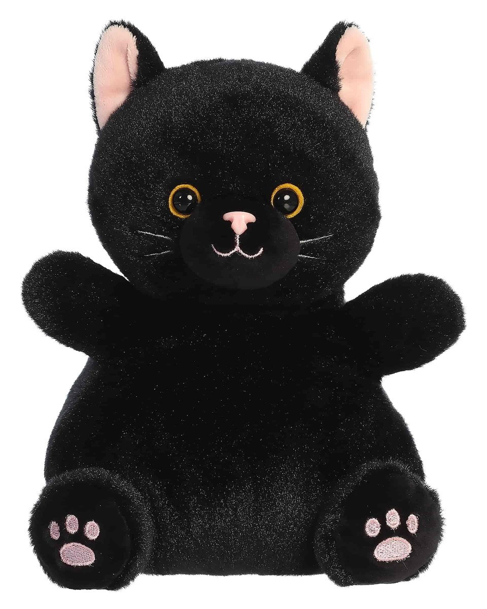 Peluche Palm Pals - Twilight le chat noir (8 po) -Peluches- Boutique LeoLudo-Palm Pals