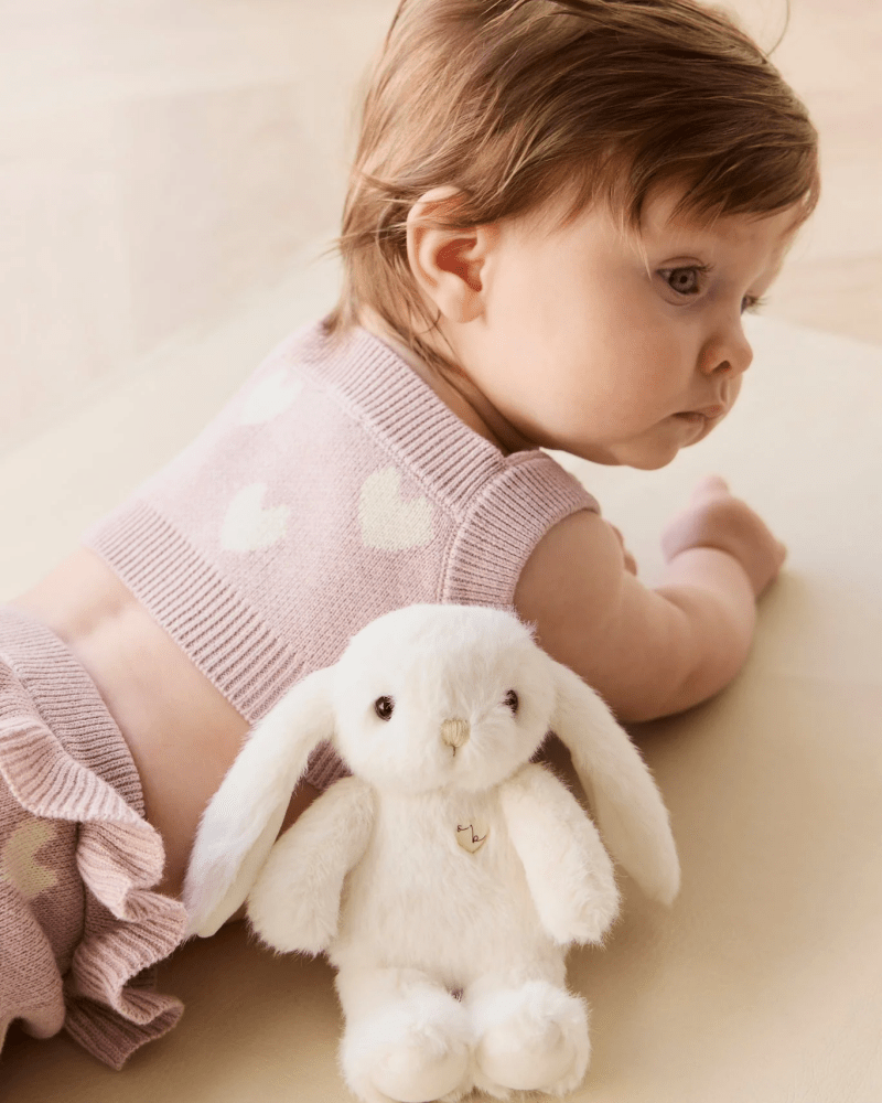 Peluche Pénélope le lapin 15cm - Marshmallow - Snuggle Bunnies -Peluches- Boutique LeoLudo-Snuggle Bunnies