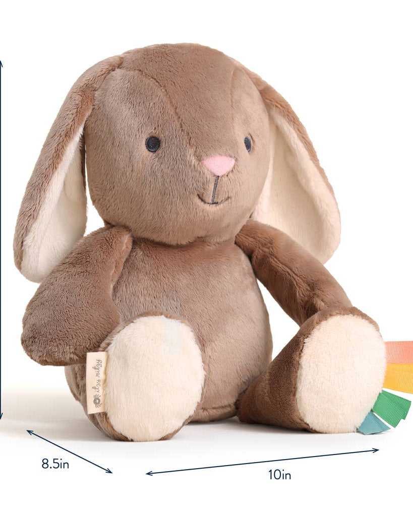 Peluche sensorielle bébé – Ana le lapin -Peluches- Boutique LeoLudo-Itzy Ritzy Canada