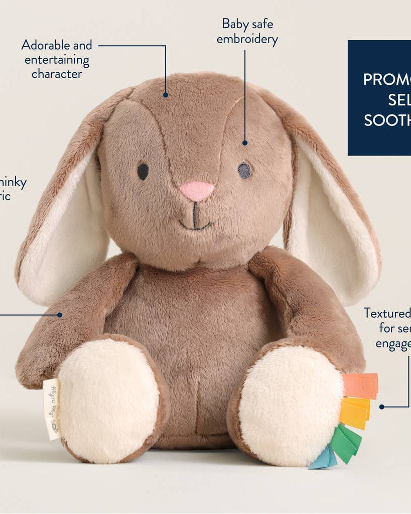 Peluche sensorielle bébé – Ana le lapin -Peluches- Boutique LeoLudo-Itzy Ritzy Canada