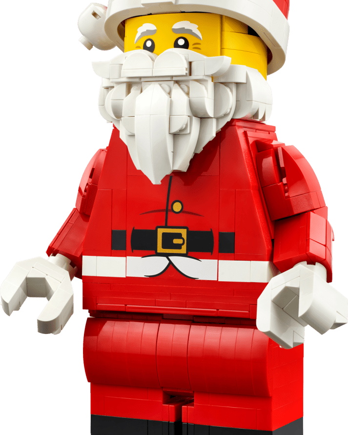 Père Noël géant façon figurine – LEGO® -Jeux de construction- Boutique LeoLudo-LEGO