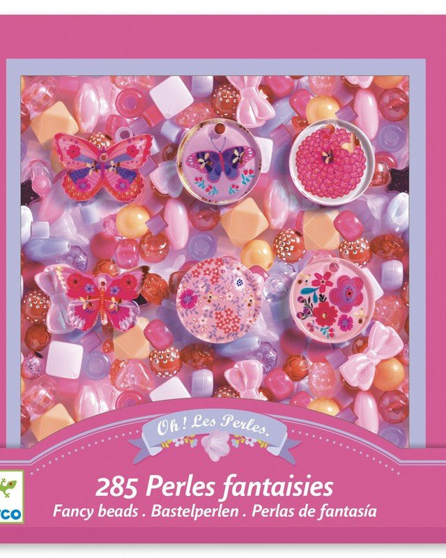 Perles fantaisies - Papillons (285 pcs) - Jeux de motricité fine - Boutique LeoLudo - Djeco