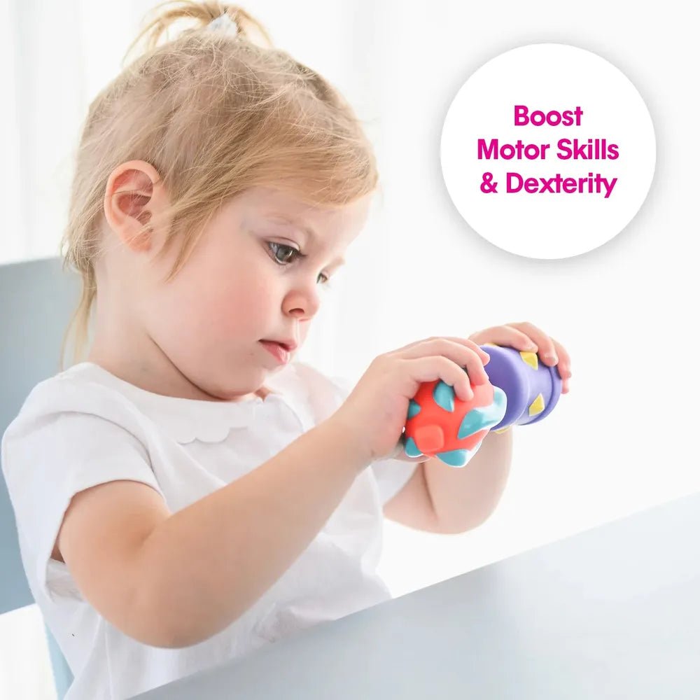 Perles sensorielles à emboîter – Jeu d’éveil tactile pour tout - petits - Jeux de motricité fine - Boutique LeoLudo - edushape