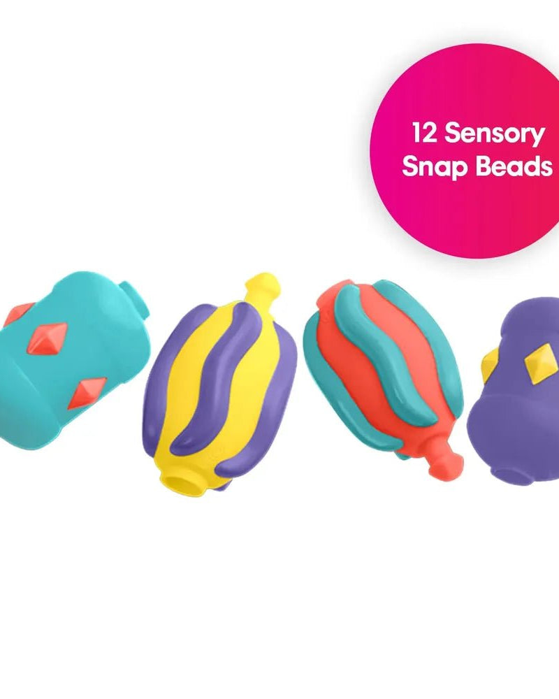 Perles sensorielles à emboîter – Jeu d’éveil tactile pour tout - petits - Jeux de motricité fine - Boutique LeoLudo - edushape