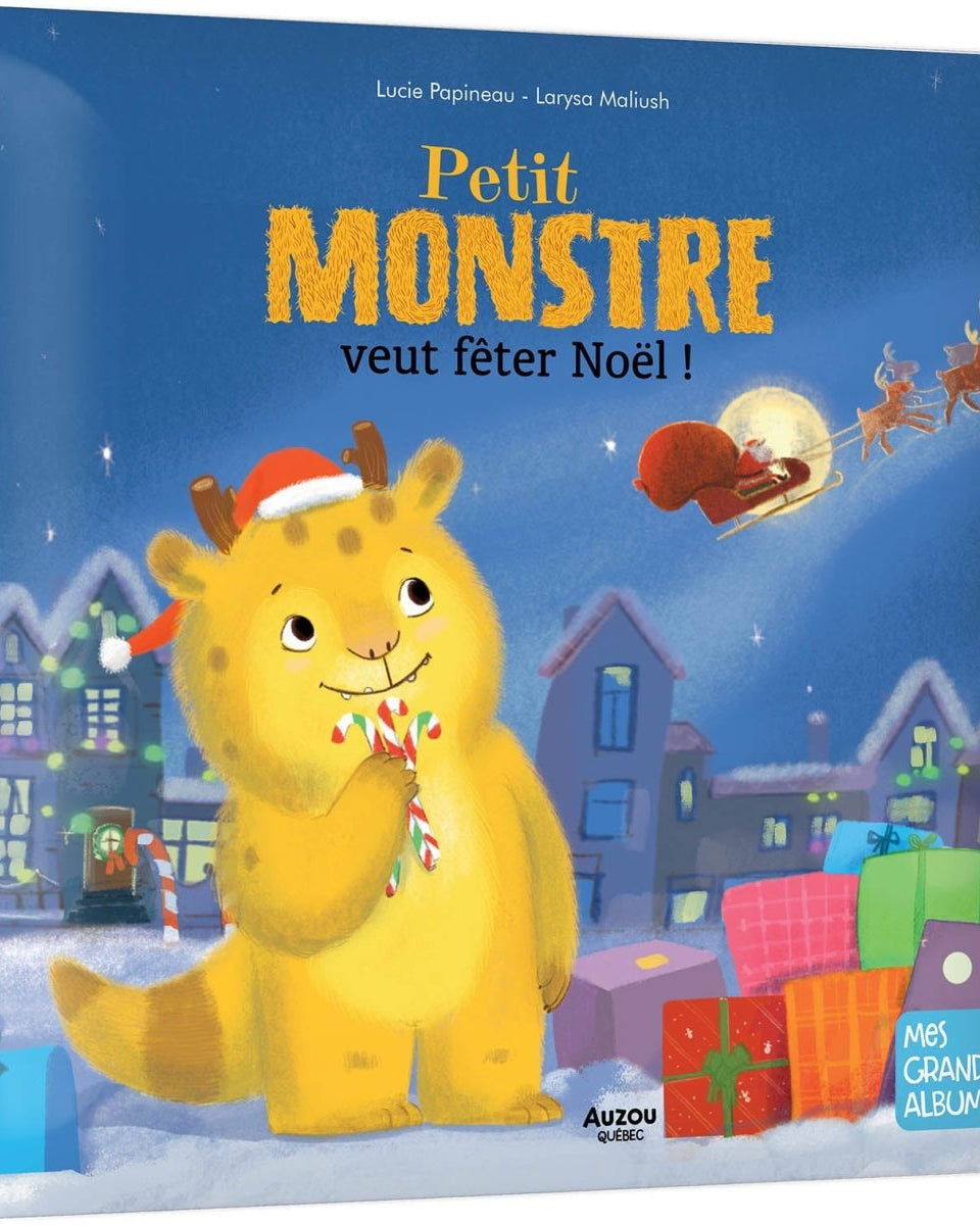 Petit monstre veut fêter Noël ! -Livres- Boutique LeoLudo-Auzou