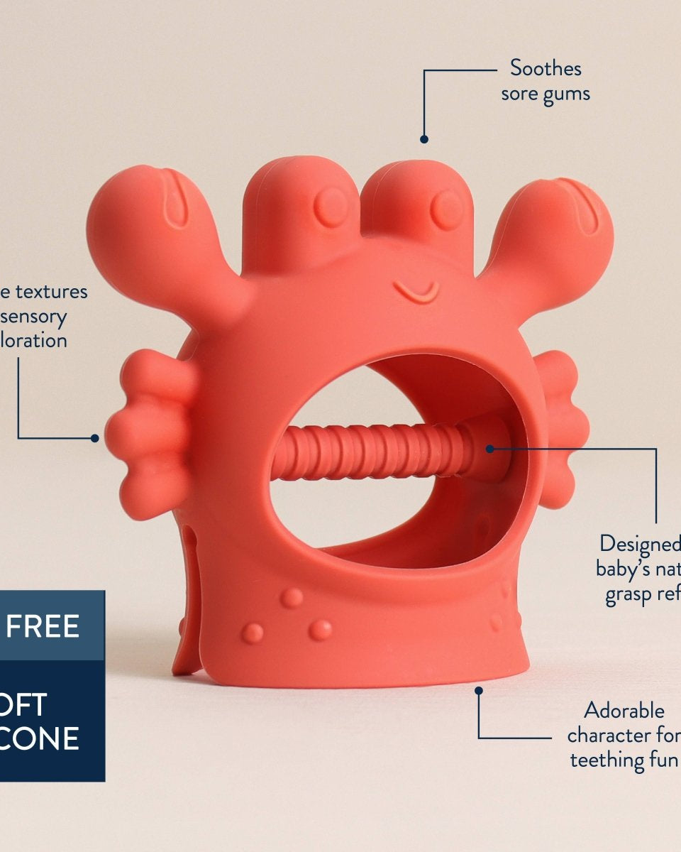 Pince à collation Crab Bitzy Grip - Jouets d'éveil - Boutique LeoLudo - Itzy Ritzy Canada