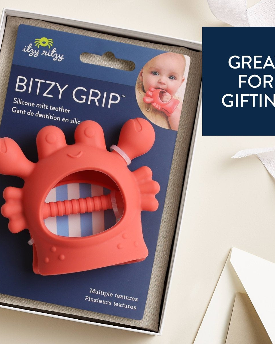 Pince à collation Crab Bitzy Grip - Jouets d'éveil - Boutique LeoLudo - Itzy Ritzy Canada