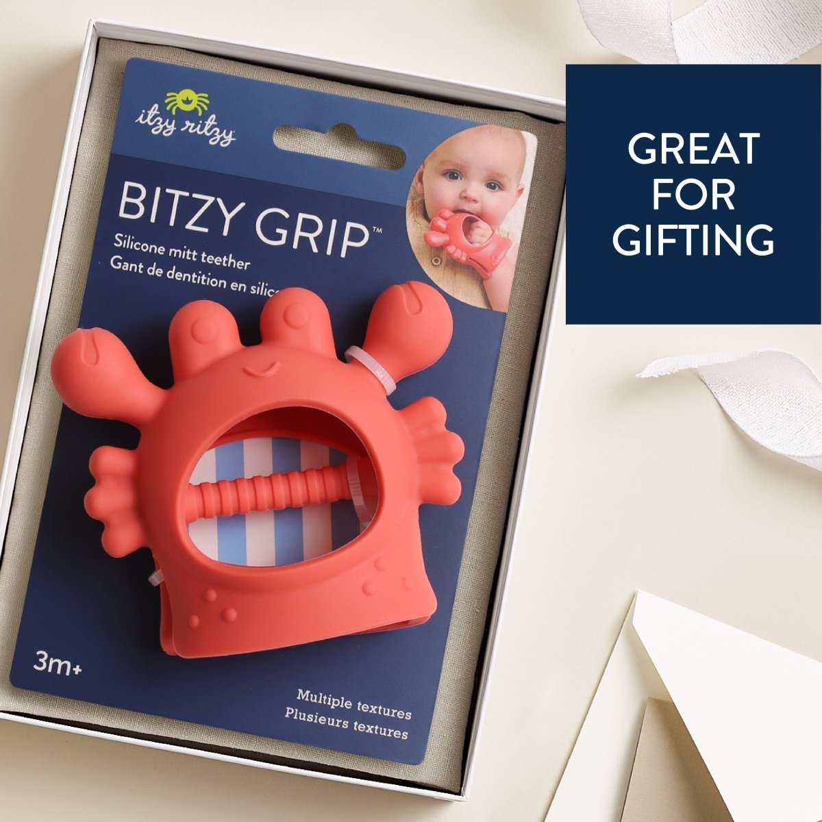 Pince à collation Crab Bitzy Grip - Jouets d'éveil - Boutique LeoLudo - Itzy Ritzy Canada