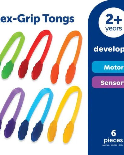 Pince de motricité fine Flex - Grip Tongs (ensemble de 6) - Jeux éducatifs - Boutique LeoLudo - Learning Resources