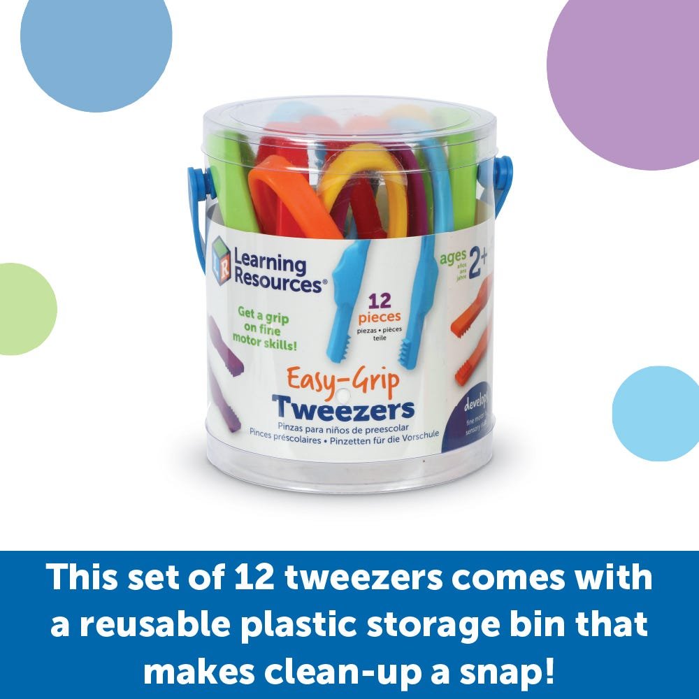 Pincettes faciles à manipuler - Idéales pour une prise sûre Jeux de motricité fine- Boutique LeoLudo