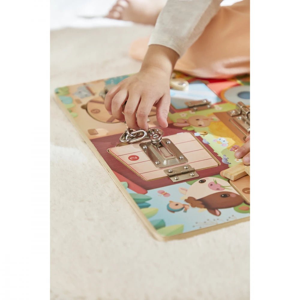 Planche à verrous - La ferme - Casse - têtes - Boutique LeoLudo - Janod